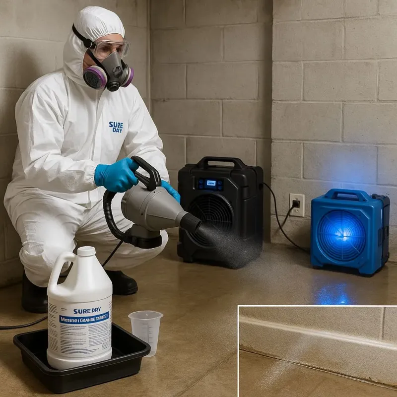Sanitization and Odor Removal process in Meridian Station, MS